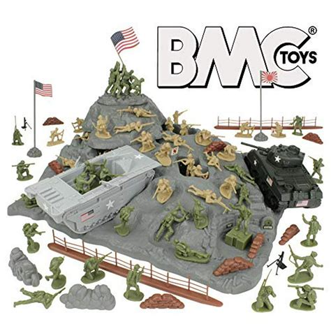 Bmc toy. BMC Ww2 Gray Amtrack Tank Vehicle for 54mm Plastic Army 741801499913. (4) $14.80 New. BMC Toy Soldiers WWII US Army Sherman Tank 1/32 Scale Plastic Decals X2. (2) $14.80 New. BMC Payton Recast Anti-Aircraft Tank 4pc Blue Plastic Army Men Vehicles US Made. $15.90 New. 