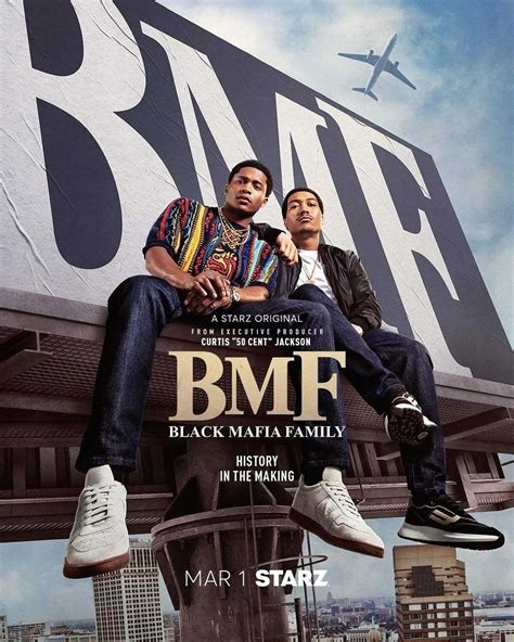 Mar 01, 2024. 12:17 pm. “ BMF ,” also known as Black Mafia Family, has a lot to celebrate. At the black carpet premiere in Hollywood on Feb. 29, the cast and crew of season three gathered not .... 