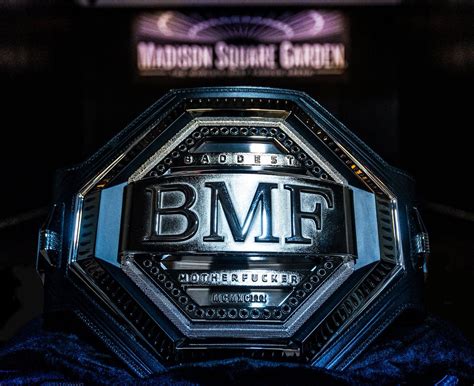 DC & RC. UFC president Dana White confirmed that UFC Hall of Famer Mark Coleman will present the BMF championship to the winner of the Justin Gaethje vs. Max Holloway fight at UFC 300.