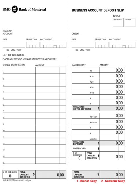 Bmo Bank Deposit Slip - lia.erc.gov.ph