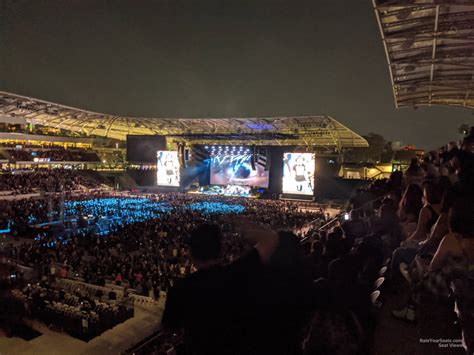 BMO Stadium. Queen with Adam Lambert tour: Rhapsody Tour. Seats 15-17,