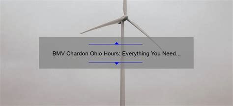 Chardon, Ohio – Chardon License Agency- BMV Chardon, Ohio