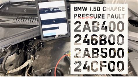 Bmw 2ab500.  Battery faulty or worn out.  I am getting charging pressure faults and...
