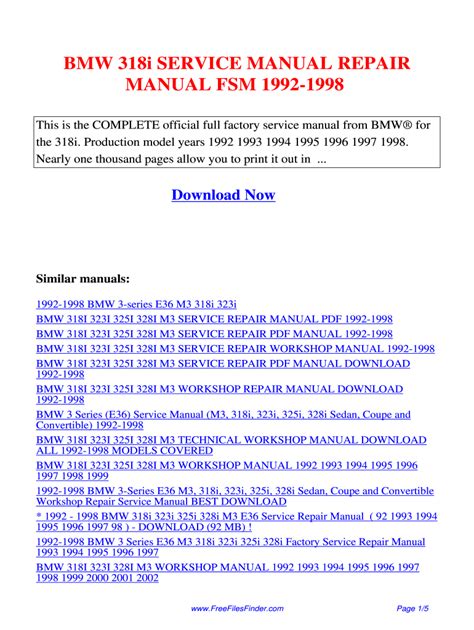 Bmw 318i Manual Download Form - signNow