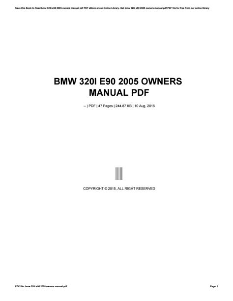 Bmw 320i e90 2005 owners manual. - Night study guide mcgraw hill answers.