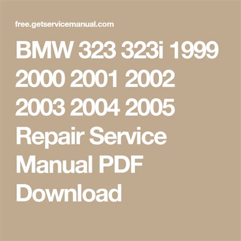 Bmw 323i 2001 repair service manual. - Soluciones avanzadas en sistemas de energía.