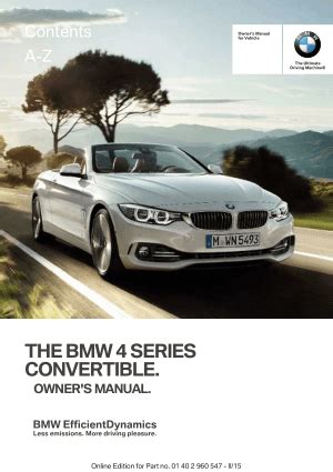Bmw 4 series convertible owners manual. - Os 91 four stroke engine manual.