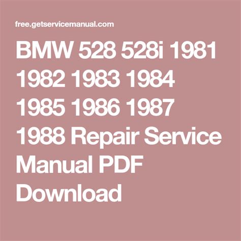 Bmw 528i 1981 1988 service repair workshop manual. - Rr silver shadow ii owners manual.