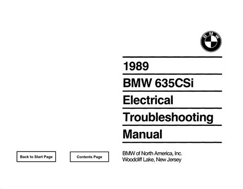 Bmw 635csi 1989 electrical troubleshooting manual. - Vizio sound bar s3821w co technical manual.