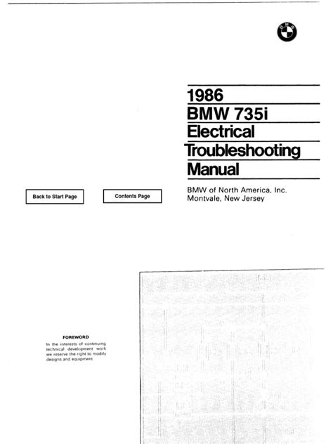 Bmw 735i 1986 electrical troubleshooting manual. - Owner manual for gmc jimmy 90.