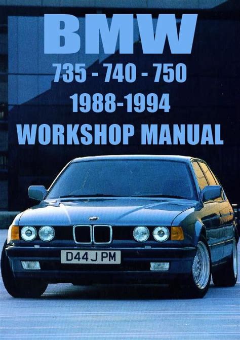 Bmw 735i 735il 1988 1994 repair service manual. - Hero honda splendor plus service manual.