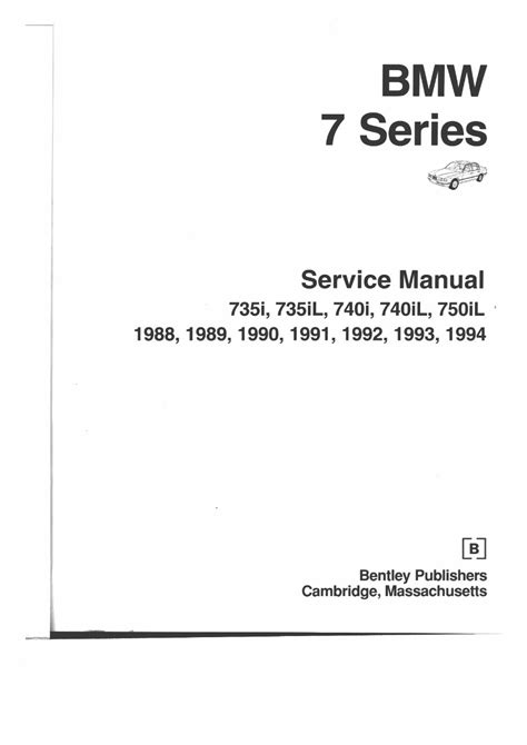 Bmw 750il 1988 repair service manual. - Manuale di riparazione di briggs e stratton 28m707.