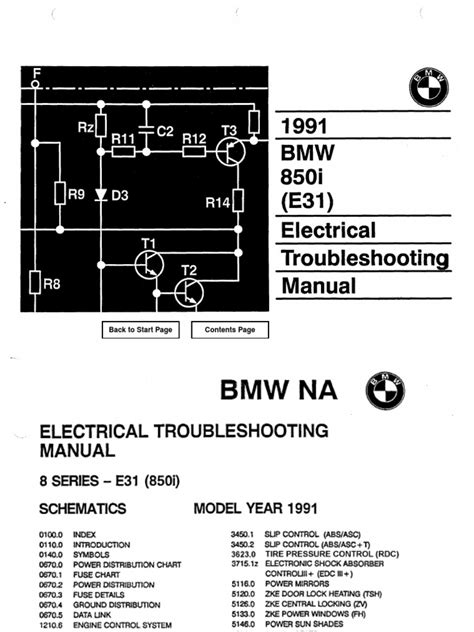 Bmw 850i e31 1991 electrical troubleshooting manual. - Manuel des halles et marchés en gros: guide de l'approvisionneur de l'acheteur et des employés ....