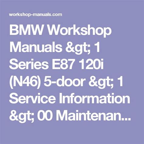 Bmw e87 manual 120i oil change. - Honda rebel cmx 450 service manual.