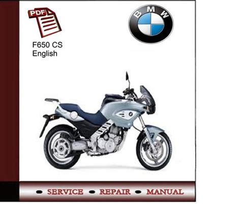 Bmw f 650 cs service workshop manual instant. - In the miso soup ryu murakami.
