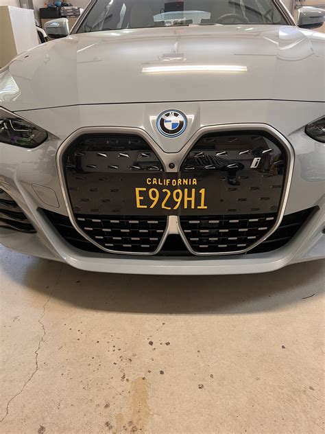 Bmw i4 front license plate. Things To Know About Bmw i4 front license plate. 