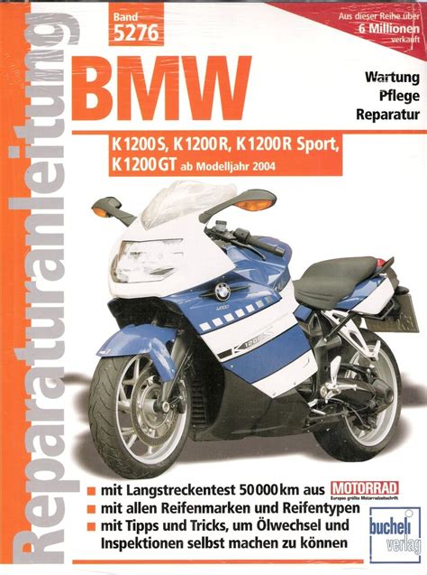 Bmw k1200rs reparaturanleitung für motorräder 1997 2005. - Colección documental del archivo municipal de portugalete.