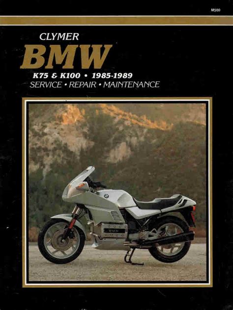 Bmw k75 k100 1989 repair service manual. - Fiat 500 l manuale di officina.