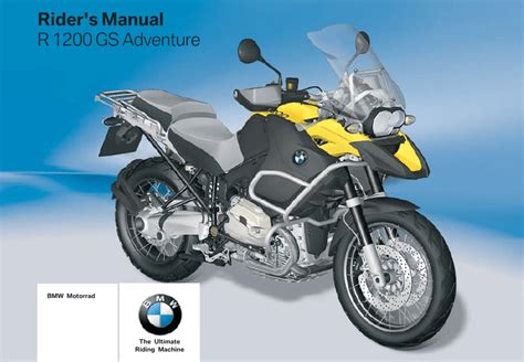 Bmw r 1200 gs owners manual swedish. - Untold stories of the er episode guide.