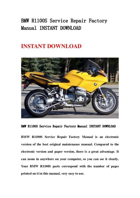 Bmw r1100s r 1100 s 1999 2005 repair service manual. - Electric machinery transformers 3rd solution manual.