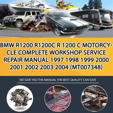 Bmw r1200 r1200c r 1200 c motorcycle complete workshop service repair manual 1997 1998 1999 2000 2001 2002 2003 2004. - Canon ipf6100 manual de servicio y reparación.