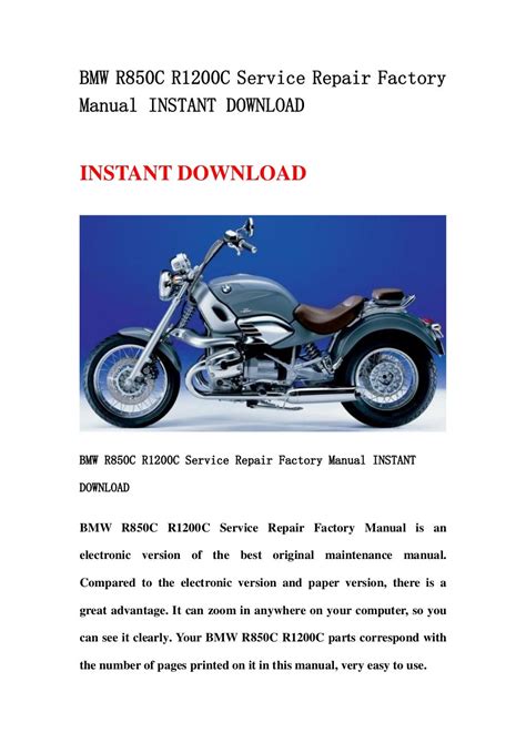 Bmw r1200c r1200 c motorcycle service manual repair workshop shop manuals. - The startup owners manual step by guide for building a great company.