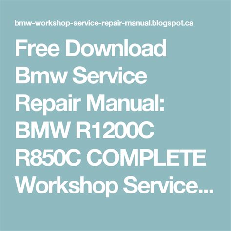 Bmw r1200c r850c service workshop repair manual. - Pagaia il tuo kayak una guida illustrata all'arte del kayak.