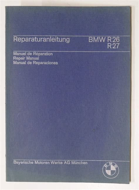 Bmw r26 r27 1956 1966 reparatur reparaturanleitung. - Free service manual for cat d5 dozer.