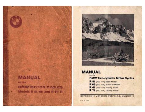 Bmw r51 r61 r66 r71 workshop repair service manual. - Manuali di manutenzione della testa di ferro.