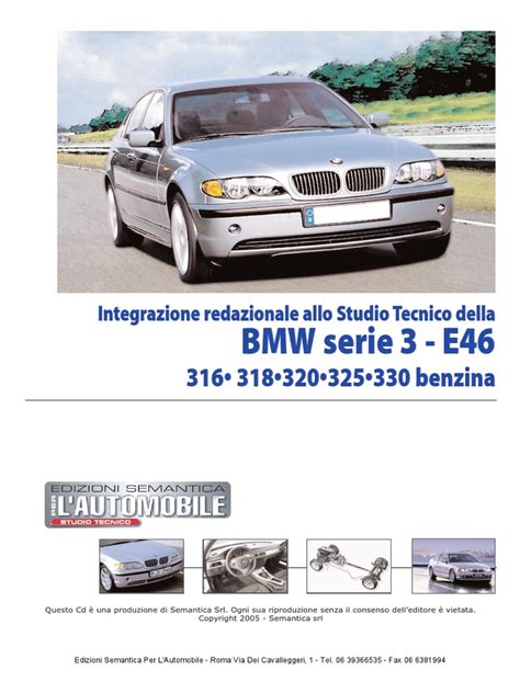 Bmw serie 3 e46 manuale di servizio 1999 2005. - Atlas copco pit viper 275 operation manual.