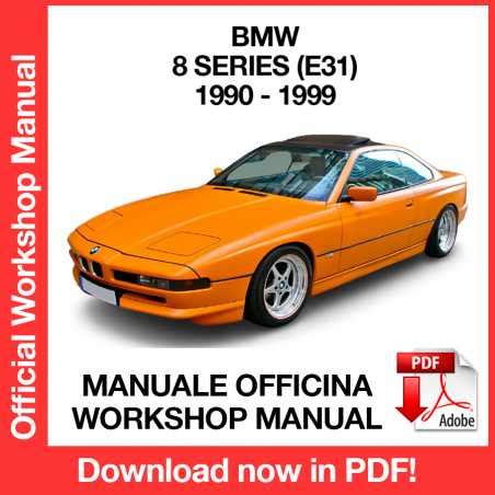 Bmw serie 8 e31 manuale di riparazione servizio officina 1990 1999 1 download. - Complete service manual for american flyer trains.