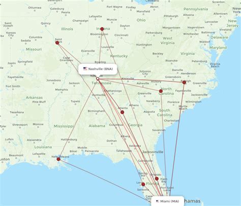 Nashville to Miami Flights. Flights from BNA to MIA are operated 44 times a week, with an average of 6 flights per day. Departure times vary between 05:00 - 21:35. The earliest flight departs at 05:00, the last flight departs at 21:35. However, this depends on the date you are flying so please check with the full flight schedule above to see .... 