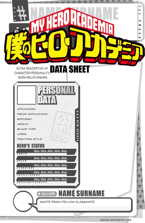 Bnha Script Template