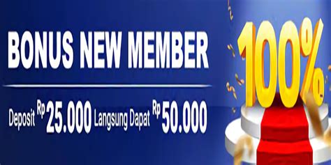 Bo bonus new member 100 to kecil terbaru. Bermain bandar.