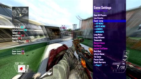 Bo2 campaign mod menu.  This allows you to create your very own mod Because so ...