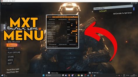 Bo3 mxt mod menu.  Put the dll somewhere on your desktop because you need it every...
