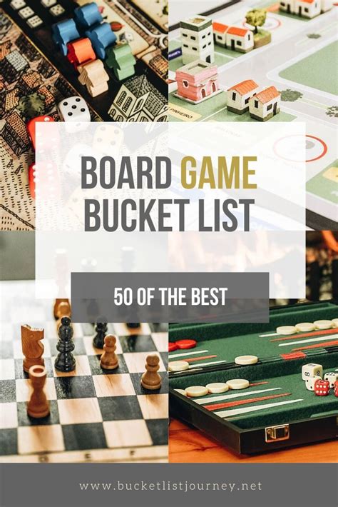 Board Game Achievements for the Board Game Bucket List