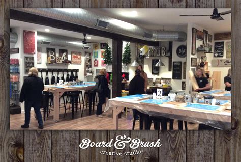 Our Pick Your Project Workshops at Southington instruct you step-by-step how to make beautiful wood signs that you can use as décor pieces for your home. Join us on Sunday, January 07, 2024 for this workshop. ... Board & Brush Southington is a BYOB establishment.. 