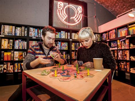 Board game cafes. Non-Alcoholic Board Games Bar & Cafe. 29 Clanbrassil Street, Dublin 8 +35315582158. Opening hours: Monday – Sunday | 11am – Late. ORDER NOW. CLICK & COLLECT. BOOK NOW. GET IN TOUCH . Board is a new cafe-bar-shop-event space serving only non-alcoholic drinks, morning to night. Join our mailing list … SHARE ON WHATSAPP 
