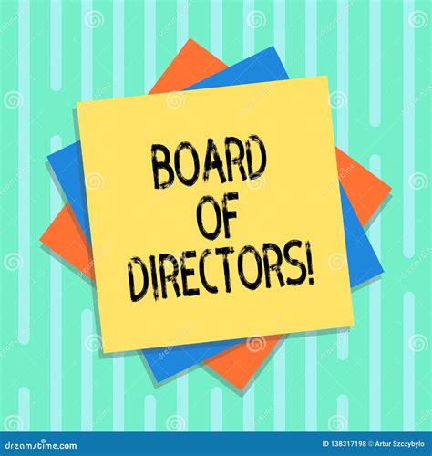 Board of Directors who oversee the work of the company …