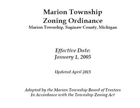 Board of Review - Marion Township