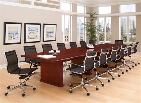 Boardroom table with adjustable feet $900 - Procurement Services