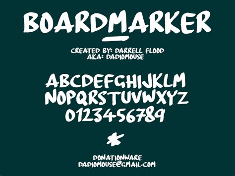 Boards Font dafont.com