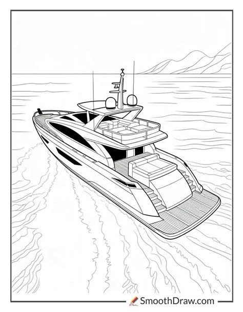 Boat Coloring Shee