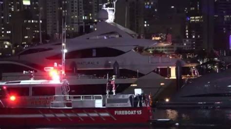 Boat catches fire at dock near MacArthur Causeway in Miami; no injuries