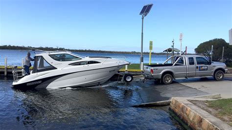 Boat launching. Boat ownership is a popular pleasure that many Americans share, with, according to statistics, over 12.1 million boats registered in America. Those times you spend with family and ... 