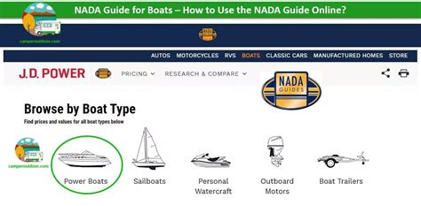 Boat nada blue book value. Step 1. Log onto the NADA Guide's website at NADAGuides.com. Click on the first letter of your outboard's manufacturer underneath the "Outboard Motors" text. Select the correct manufacturer if more than one appears and choose the year of manufacture from the next menu. Select your outboard motor from the list of models then click on "Get Used ... 