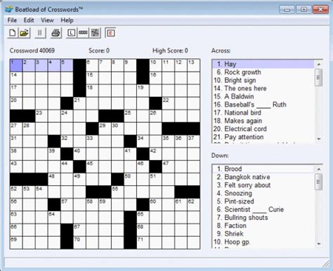Boatload Puzzles is the home of the world's largest supply of crossword puzzles. You can play as many of the puzzles as you want in a day for free online, and the online puzzles work great on both traditional computers and mobile devices. The site contains over 40,000 free to play crosswords and the site requires no registration to access.. 