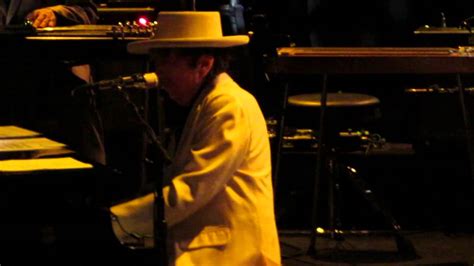 Bob Dylan performing at the Cadillac Palace Theatre in Chicago this fall
