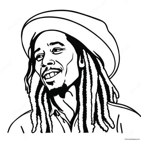 Bob Marley Coloring Shee